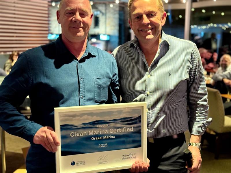Phil Wardale present Level 3 certificates at the NZ Marina and Boatyard Conference in Queenstown, September 2025 - photo © New Zealand Marina Operators Association