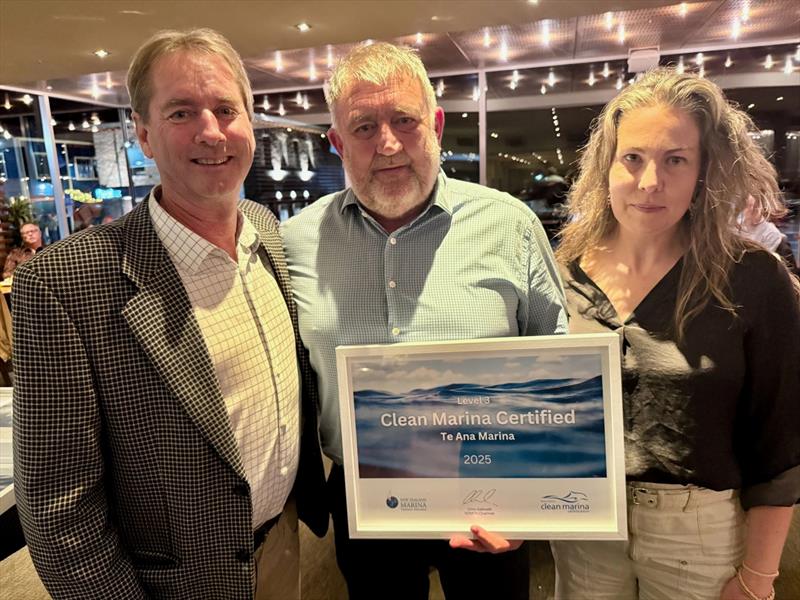 Chris Galbraith present Level 3 certificates at the NZ Marina and Boatyard Conference in Queenstown, September 2025 - photo © New Zealand Marina Operators Association