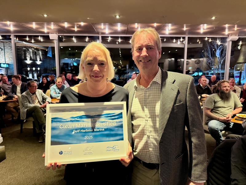 Chris Galbraith present Level 3 certificates at the NZ Marina and Boatyard Conference in Queenstown, September 2025 - photo © New Zealand Marina Operators Association
