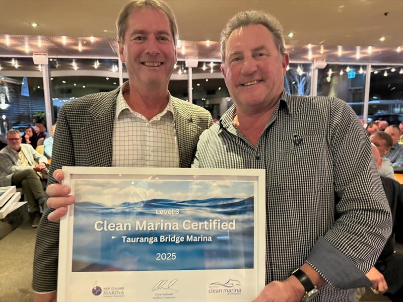 Chris Galbraith present Level 3 certificates at the NZ Marina and Boatyard Conference in Queenstown, September 2025 - photo © New Zealand Marina Operators Association