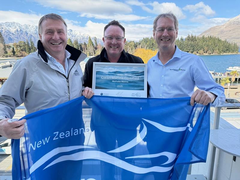 Chris Galbraith present Level 3 certificates at the NZ Marina and Boatyard Conference in Queenstown, September 2025 - photo © New Zealand Marina Operators Association