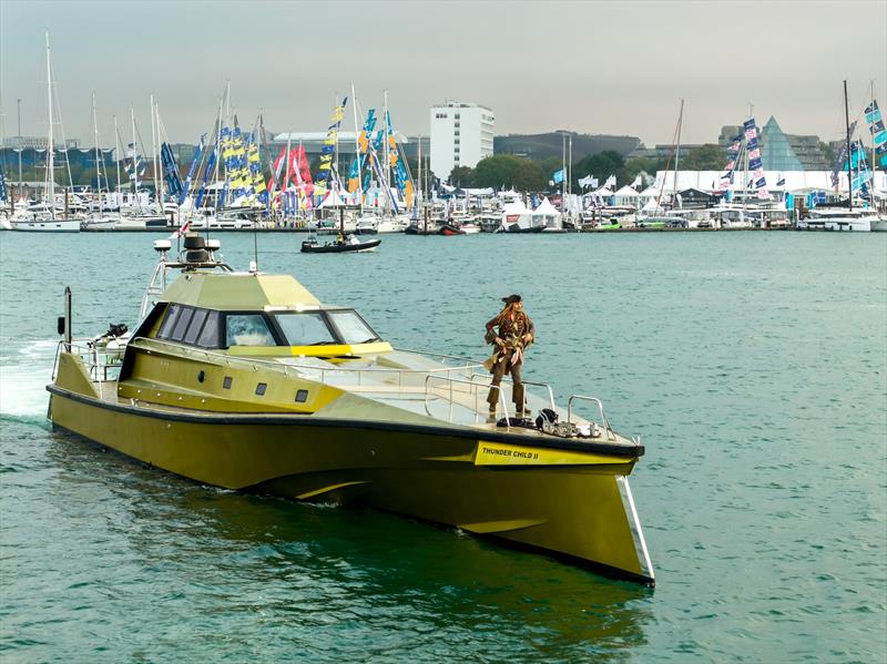 Pirate spirit meets cutting-edge power as Thunder Child II and Jack Sparrow double open Southampton International Boat Show 2025 - photo © Southampton International Boat Show