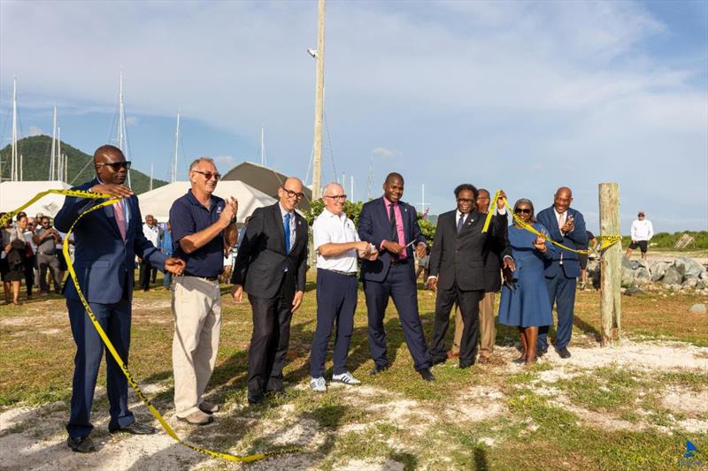 Nanny Cay Marina photo copyright Alastair Abrehart/Broadsword PR, Alex Turnbull, Michael Winter Jr. taken at  and featuring the Marine Industry class