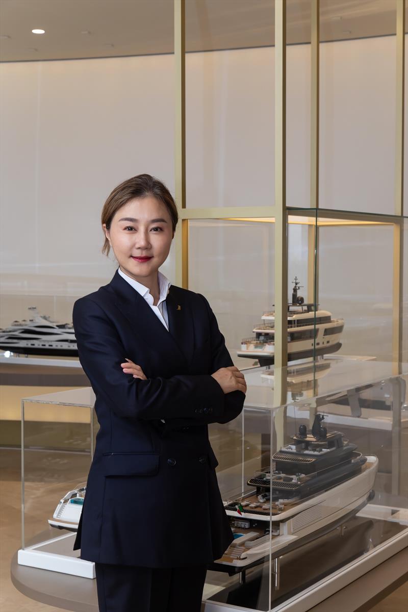 Angel Zhou President of Sales at Benetti  photo copyright Benetti Yachts taken at  and featuring the Marine Industry class