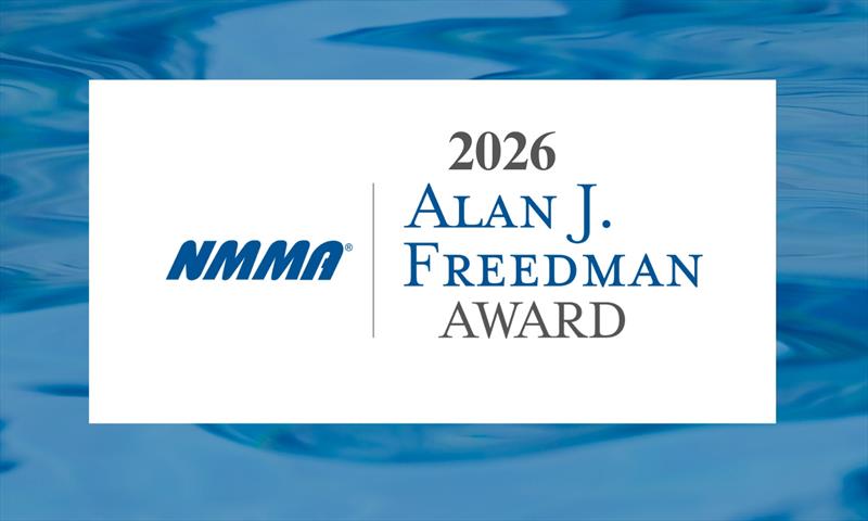 2026 Alan J. Freedman Memorial Award photo copyright National Marine Manufacturers Association taken at  and featuring the Marine Industry class