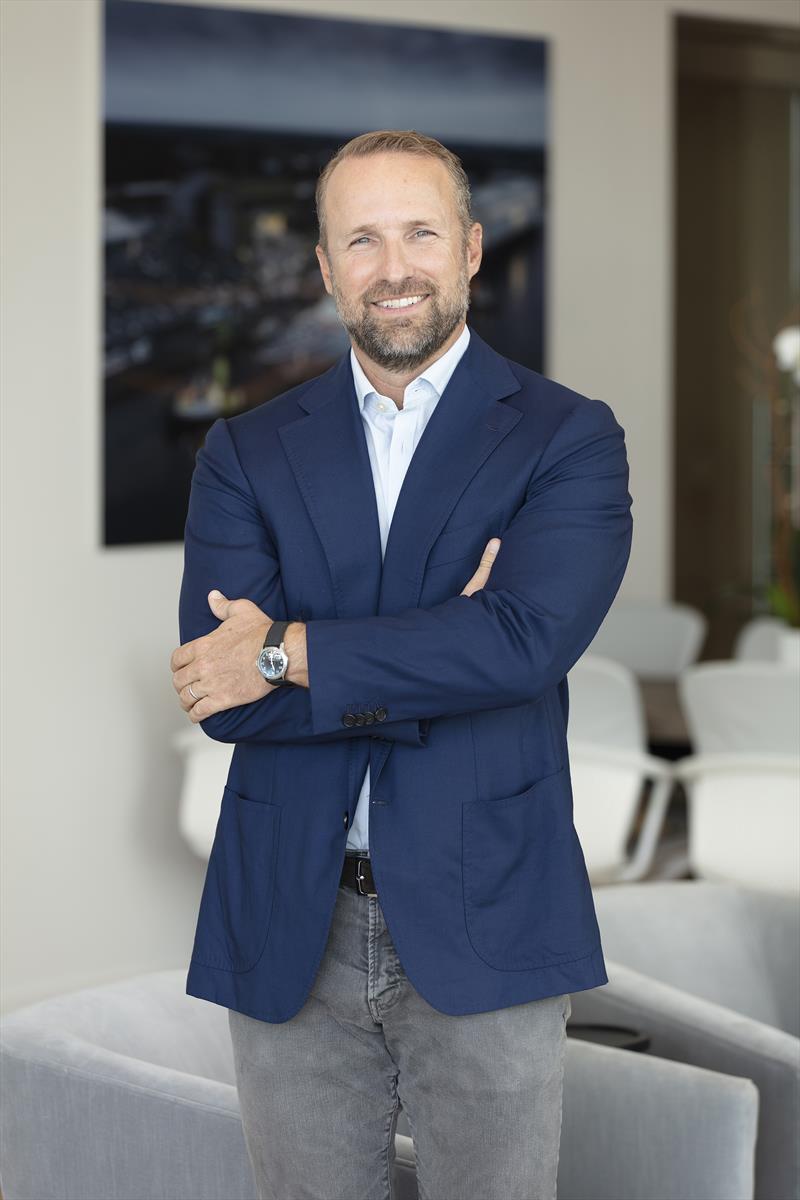 Timothy Hamilton, Director of Lürssen Americas photo copyright Jarmo Pohjaniemi taken at  and featuring the Marine Industry class