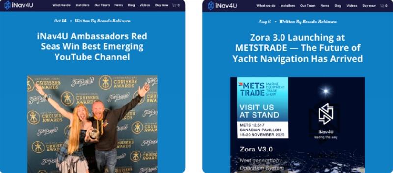 iNav4U's Zora 3.0 unveiled at Metstrade 2025 - photo © iNav4U