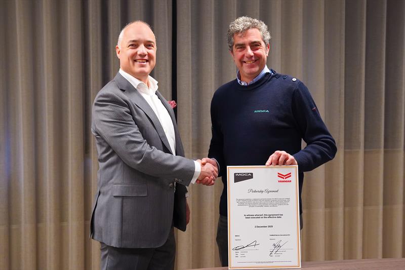 Wouter-Jan Van der Wurff and Antoine Mermod photo copyright YANMAR Marine International taken at  and featuring the Marine Industry class