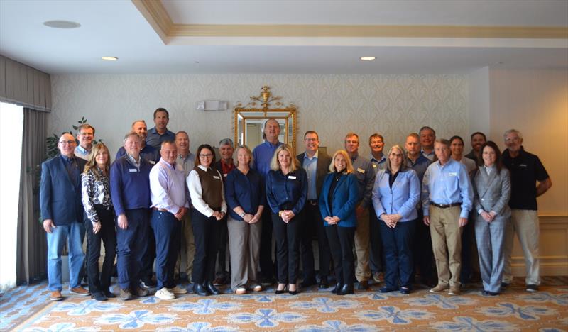 Members of the ABYC Board of Directors and staff photo copyright American Boat & Yacht Council taken at  and featuring the Marine Industry class