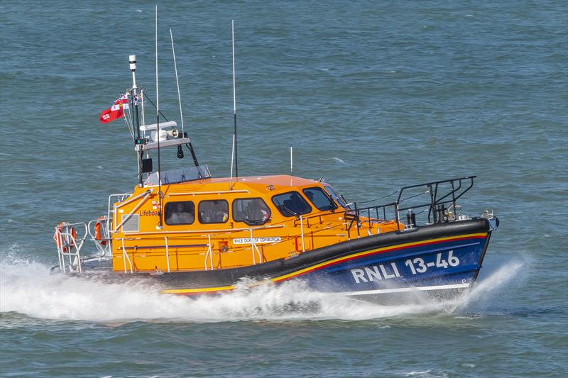 'The Duke of Edinburgh' all-weather lifeboat previously funded by The Lifeboat Fund photo copyright Neil Longdin / RNLI taken at  and featuring the Marine Industry class