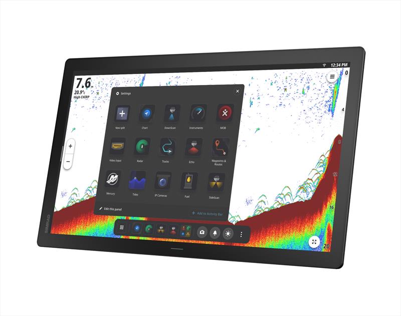 NSO 4 chartplotter and fishfinder - photo © Simrad