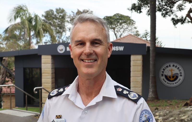 Marine Rescue NSW Commissioner Todd Andrews  photo copyright Marine Rescue NSW taken at  and featuring the Marine Industry class