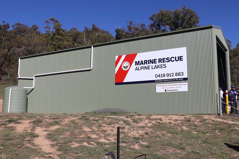 The new facility overlooks Lake Eucumbene at Buckenderra - photo © Marine Rescue NSW 
