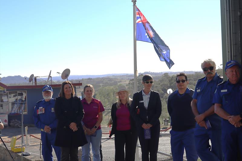 The ceremony at Buckenderra Holiday Village was attended by volunteers and special guests - photo © Marine Rescue NSW 