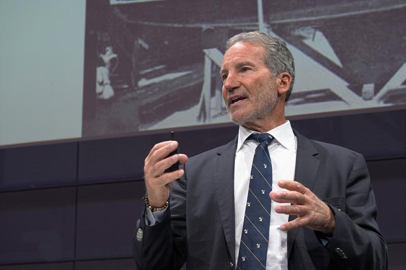 Paul Cayard at the HSS Classic Yacht Symposium 2026 photo copyright James Robinson Taylor / www.jrtphoto.com taken at  and featuring the Marine Industry class