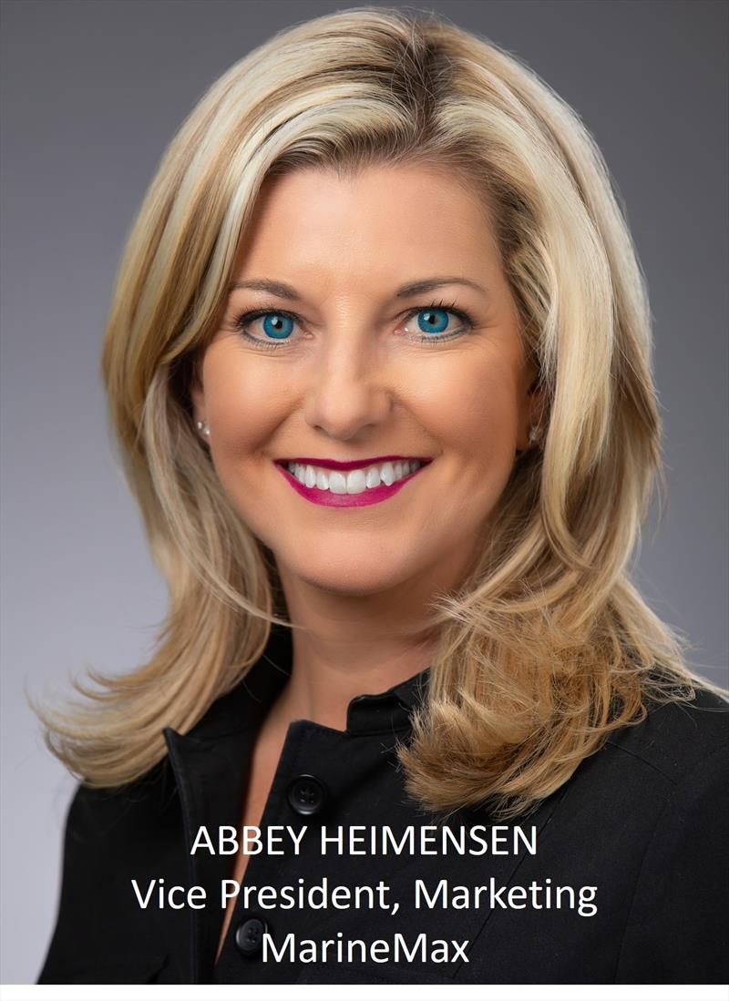 Abbey Heimensen, VP of Marketing at MarineMax photo copyright NMMA taken at  and featuring the Marine Industry class