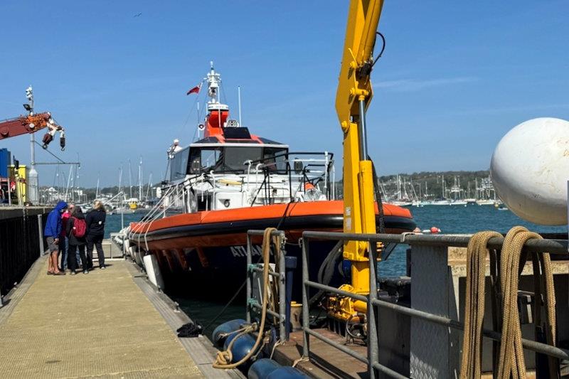 Falmouth Harbour public open day - Over 50 people signed up to visit new Pilot Boat 'Atlantic' photo copyright Falmouth Harbour taken at  and featuring the Marine Industry class