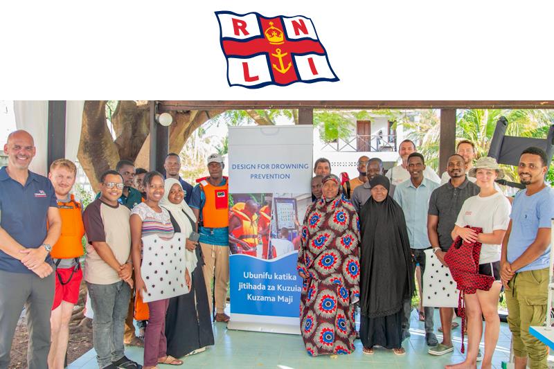 Fishers Buoyancy Workshop in Zanzibar aided by the RNLI photo copyright RNLI taken at  and featuring the Marine Industry class