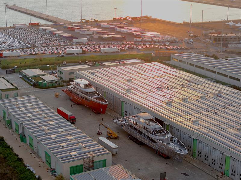 Tankoa Civitavecchia Shipyard photo copyright Tankoa Yachts taken at  and featuring the Marine Industry class