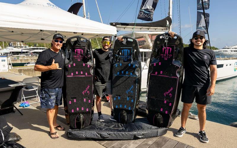 The MotoSurf team and their boards - photo © MediaBoostVI
