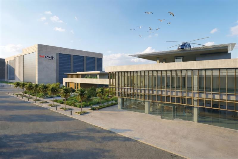 Rendering of the future RMK Yachts Yalova Shipyard set to reach full capacity in 2027 - photo © RMK Yachts