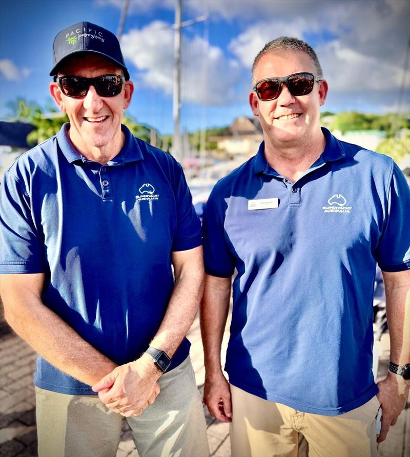 Stephen Joyce and David Good, Superyacht Australia - 2026 Australia Tahiti Rendezvous photo copyright AIMEX taken at  and featuring the Marine Industry class