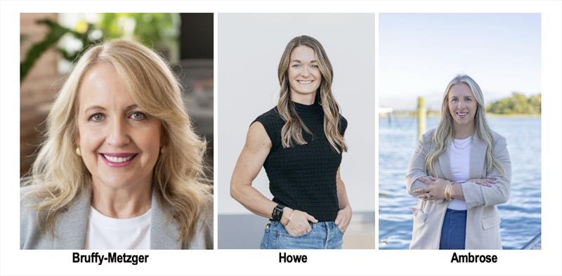 April Bruffy-Metzger, Dana Howe and Madison Ambrose photo copyright IBEX taken at  and featuring the Marine Industry class