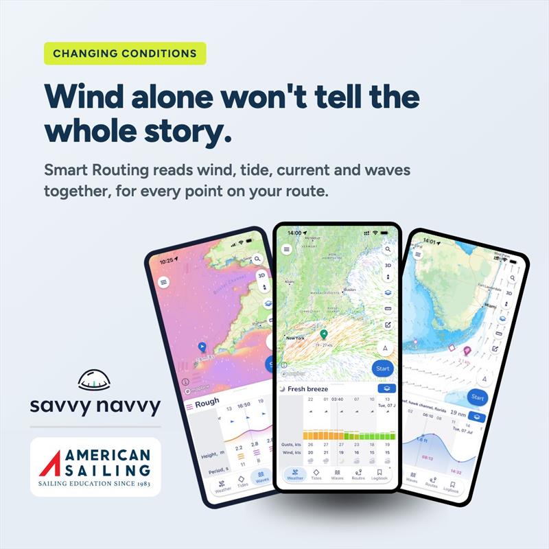 Smart Routing - photo © Savvy Navvy