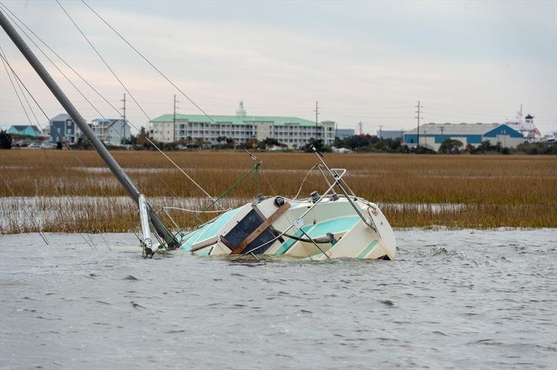 Abandoned derelict vessel in Beaufort, North Carolina - photo © Stacey Nedrow Wigmore