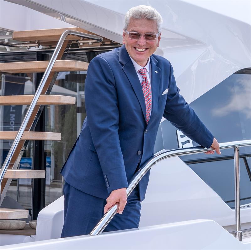 Mr. Stassi Anastassov, the Group's Global Chief Executive Officer photo copyright Ferretti Group  taken at  and featuring the Marine Industry class