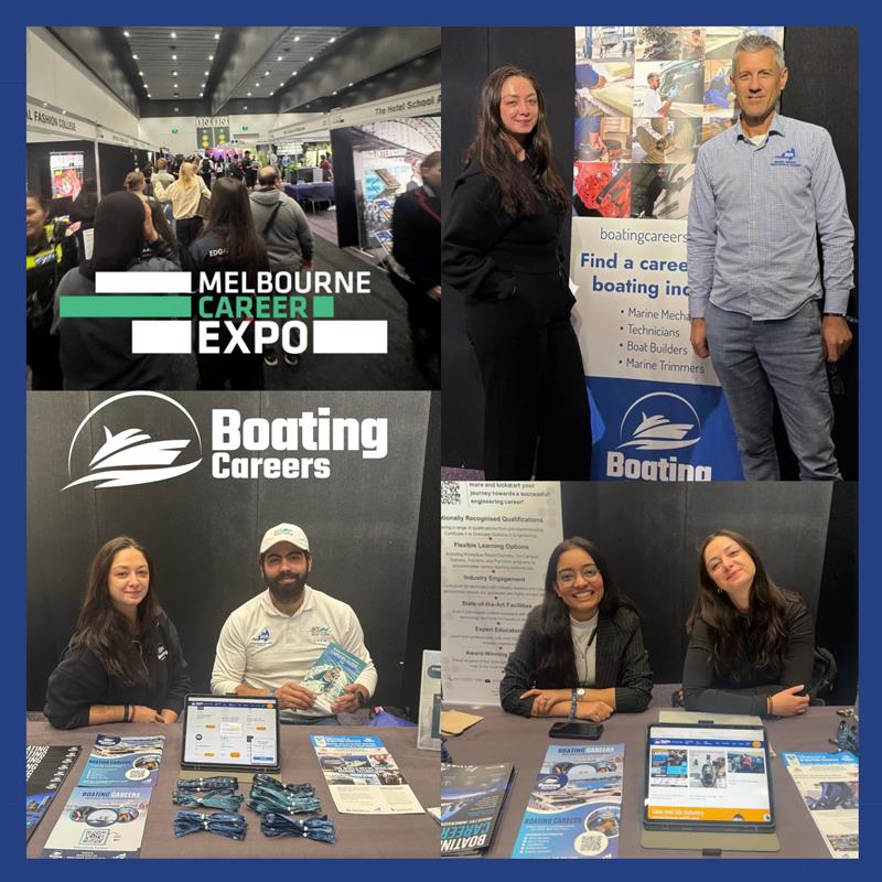 Boating Careers had a busy and successful three days at the Melbourne Career Expo photo copyright Boating Industry Association of Victoria taken at  and featuring the Marine Industry class