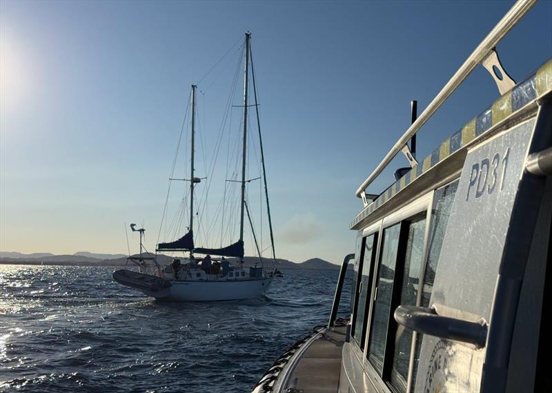 Marine Rescue Point Danger, Brunswick and Cape Byron worked toether to assist a disabled vessel in mid-July - photo © Marine Rescue NSW