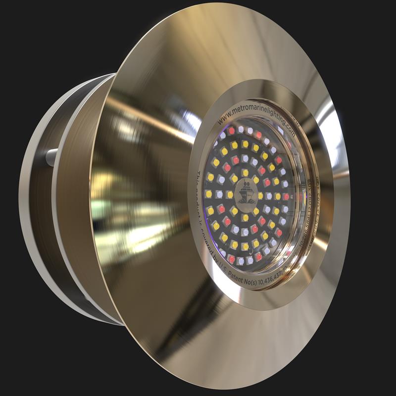 Metro Marine Lighting introduces new Full-Spectrum Thru-Hull Light Fixture photo copyright Metro Marine Lighting taken at  and featuring the Marine Industry class