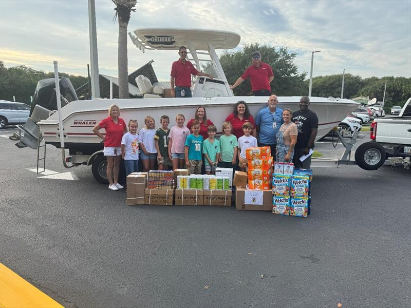 Boston Whaler delivers `Boatload of Backpacks` to local schools for 16th consecutive year - photo © Boston Whaler