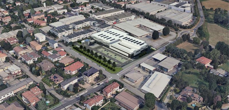 New site in Milan - Rendering photo copyright Dometic taken at  and featuring the Marine Industry class