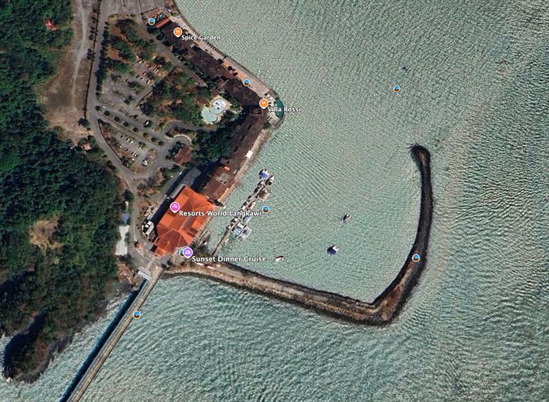 New One°15 marina in Langkawi? - Google Earth screenshot - photo © SUTL