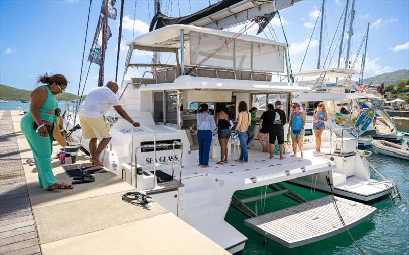 Tour yachts for sail or charter, learn the benefits of buying a boat in the USVI photo copyright MediaBoostVI.com taken at St. Thomas Yacht Club and featuring the Marine Industry class