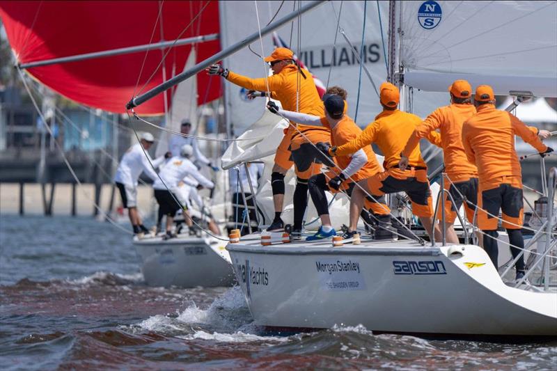 58th Congressional Cup day 1 photo copyright WMRT taken at Long Beach Yacht Club and featuring the Match Racing class