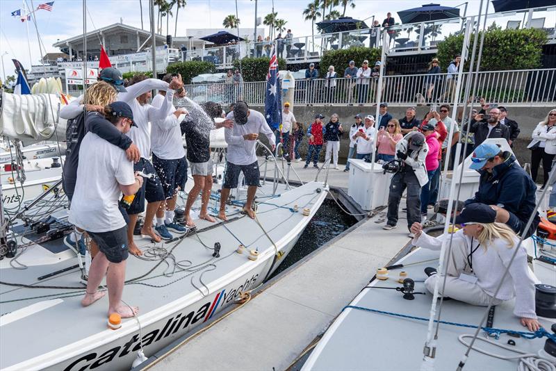 Cole Tapper and his time of Max Brennan, Jack Frewin, Nathan Gulliksen, George Richardson and Hamish Vass win the 61st Congressional Cup at Long Beach Yacht Club - photo © Ian Roman / WMRT