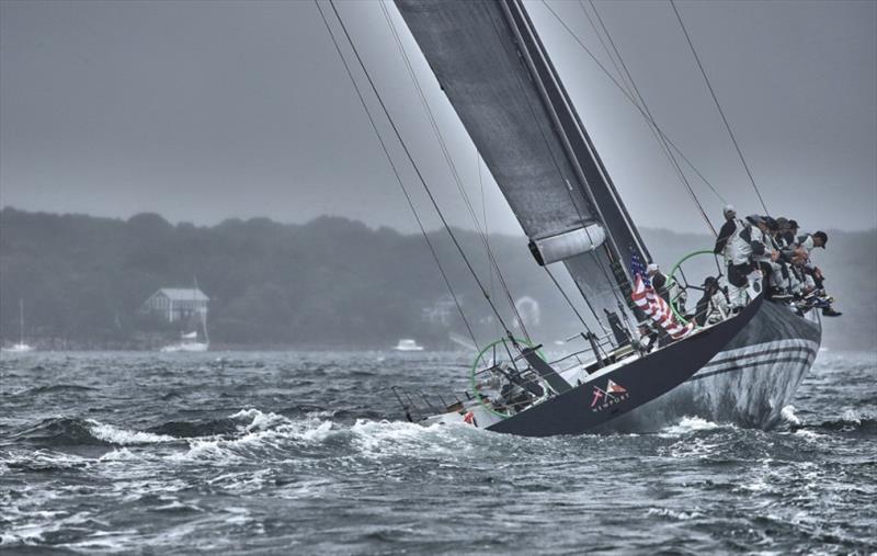 The Maxi 72 Bella Mente during sea trials after launching photo copyright James Lyne taken at  and featuring the Maxi 72 Class class