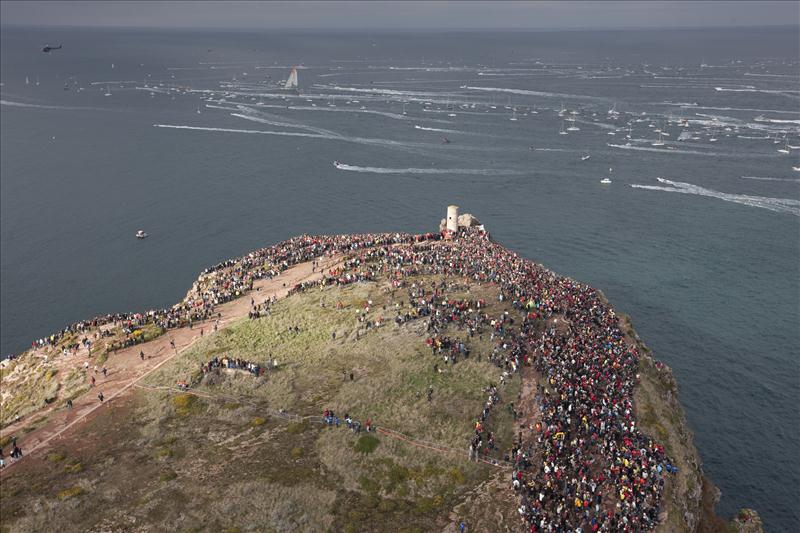 Route du Rhum-La Banque Postale start - photo © Mark Lloyd / www.lloyd-images.com