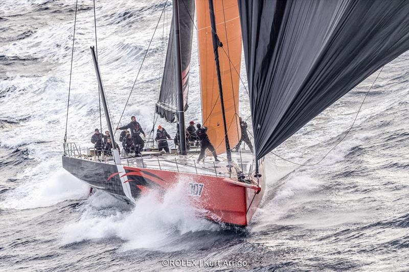 Monohull line honours for Comanche in the 2021 Rolex Middle Sea Race  - photo © Kurt Arrigo / Rolex