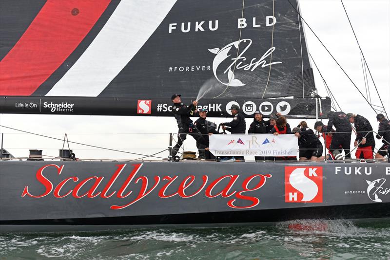 Scallywag takes line honours in the Transatlantic Race 2019 - photo © Rick Tomlinson / www.rick-tomlinson.com