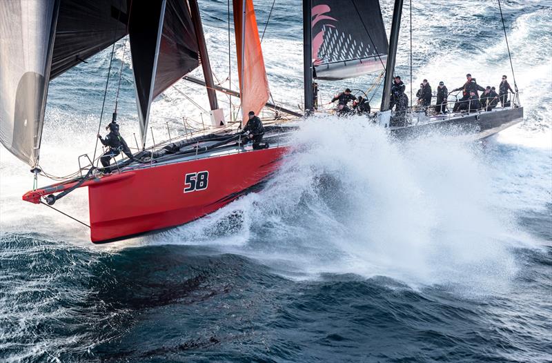 Comanche - Line Honours - 2019 Rolex Sydney Hobart Yacht Race - December 2019 photo copyright Kurt Arrigo / Rolex taken at Cruising Yacht Club of Australia and featuring the Maxi class