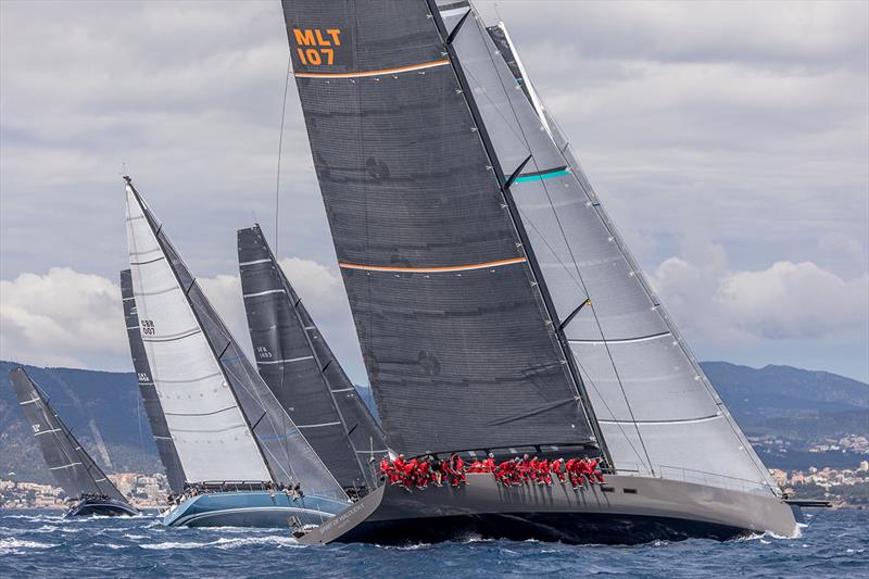 IMA Maxi class start at Palmavela - photo © Nico Martinez