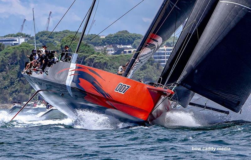 Andoo Comanche sailing in the Bird Island Race, will sport a new sail inventory from Doyle Sails for the 2022 Rolex Sydney Hobart Yacht Race photo copyright Crosbie Lorimer taken at Cruising Yacht Club of Australia and featuring the Maxi class