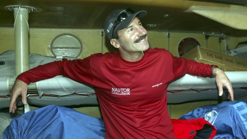 21 September 2002, Volvo Ocean Race 2001-2002. Amer One tactician Paul Cayard below decks before the start of Leg 4 photo copyright Carlo Borlenghi / SEA&SEE Electronic Image taken at  and featuring the Maxi class