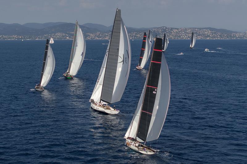 Maxi A en route to Fréjus - 2023 Les Voiles de Saint-Tropez - photo © Gilles Martin-Raget