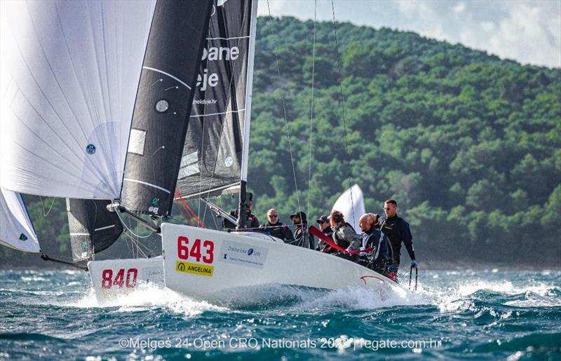 Tutta Forza (CRO) of Niko Jakovcev, is the Corinthian winner of the CRO Melges 24 Cup 2023 - Trogir, November 2023 photo copyright regate.com.hr taken at  and featuring the Melges 24 class
