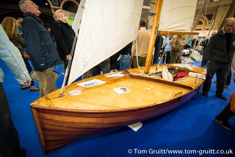 Merlin no. 16 'Gently' photo copyright Tom Gruitt / www.tom-gruitt.co.uk taken at RYA Dinghy Show and featuring the Merlin Rocket class